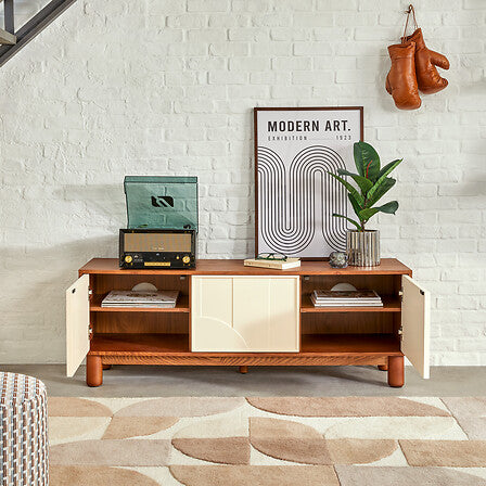 ТВ шкаф atmosphera Jilani, 2 врати и 1 чекмедже, 140x40x50 cm, MDF