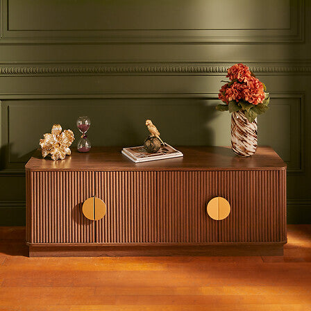 ТВ шкаф atmosphera Wany, 4 врати, 140x40x48 cm, MDF