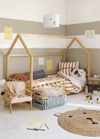 Детска декоративна възглавница atmosphera Dog, 36x24 cm, Букле