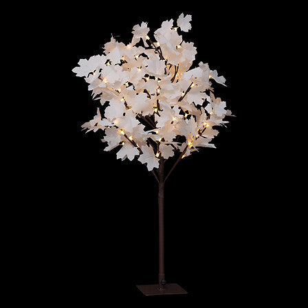 Светещо дърво Feeric, 92 LED, топло бяло, 90 cm, за екстериор
