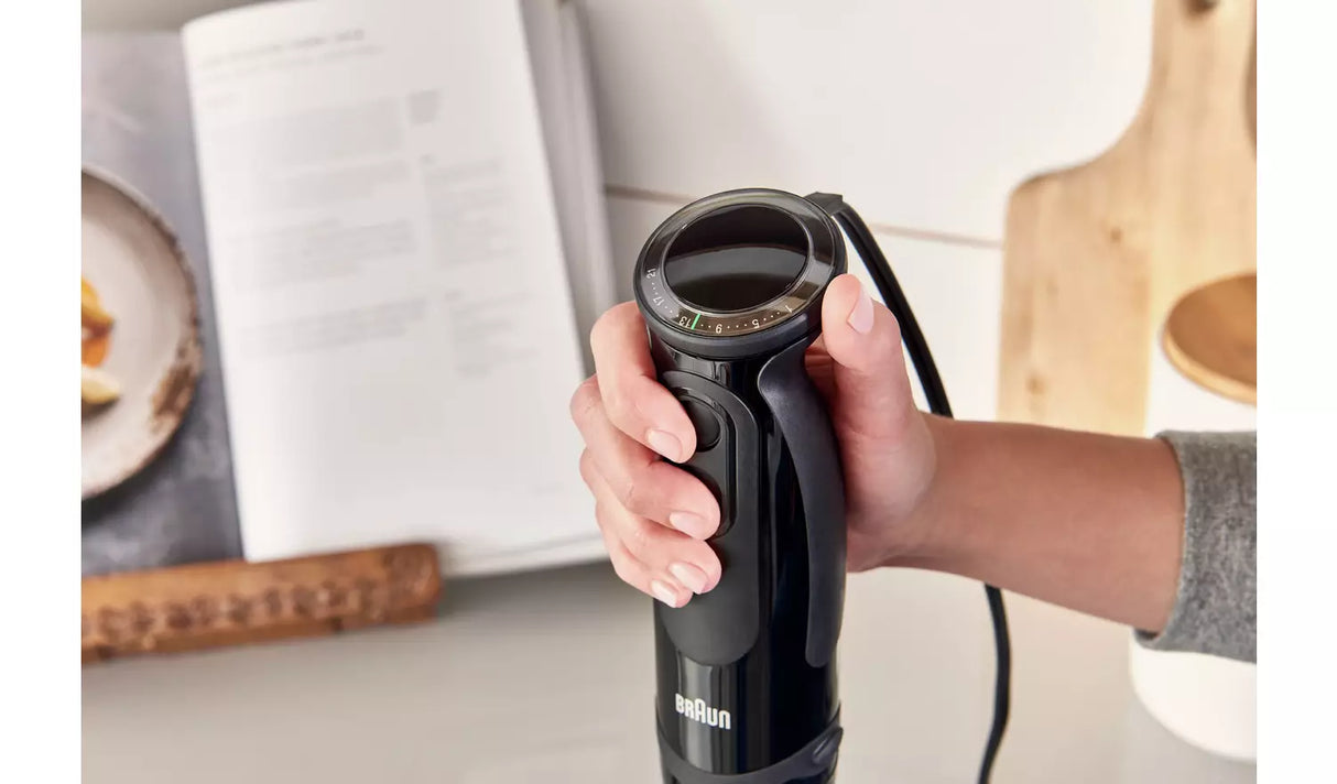 Пасатор Braun MultiQuick 5237, 5 приставки, 1000W, Черен