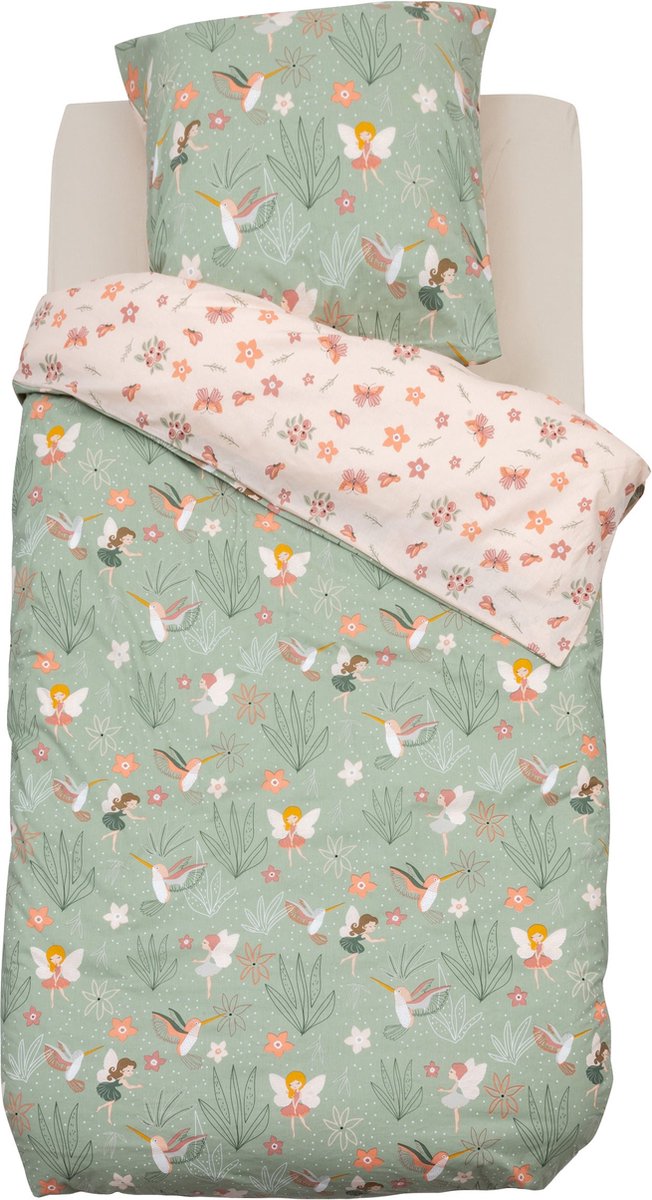 Детско двулицево спално бельо atmosphera Fairy, 140x200 cm, Памук