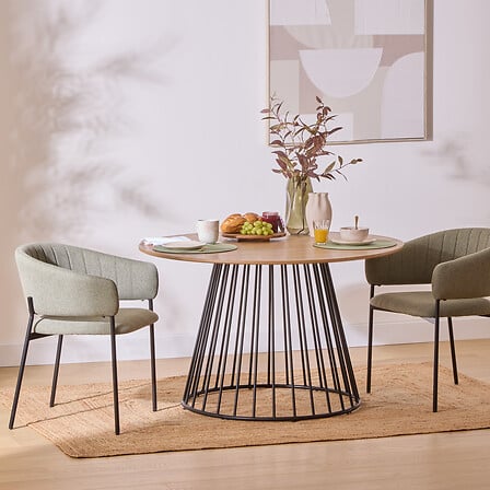 Трапезна маса atmosphera Rayo, Ясен, Ø120 см