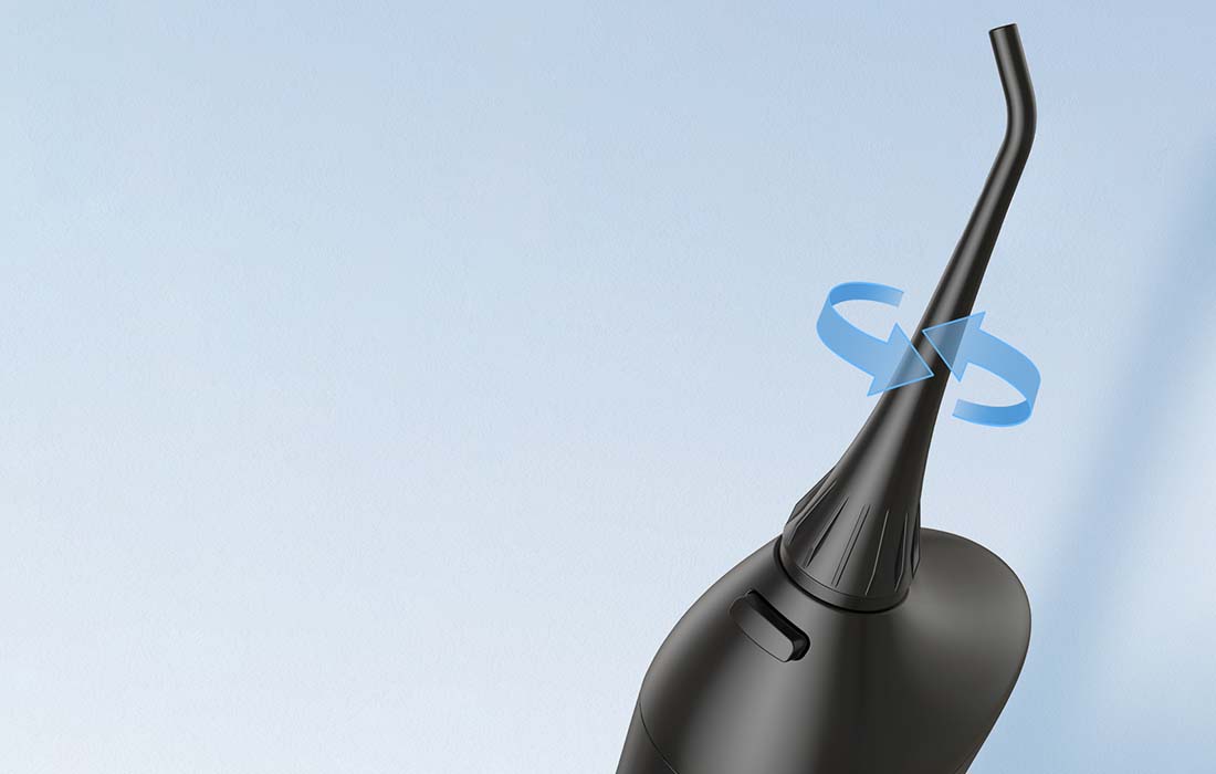 Комплект ултразвукова четка и зъбен душ FairyWill FW-507+FW-5020E, Черен