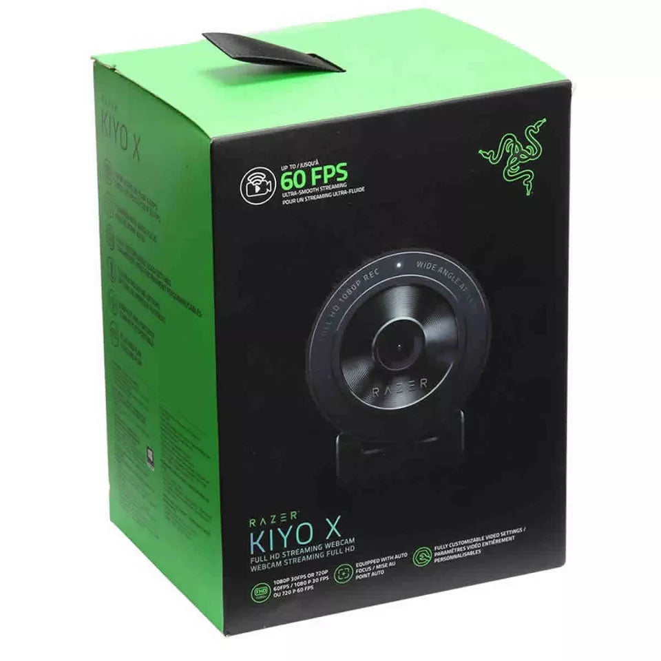 Уеб камера Razer Kiyo X Full HD, Черен