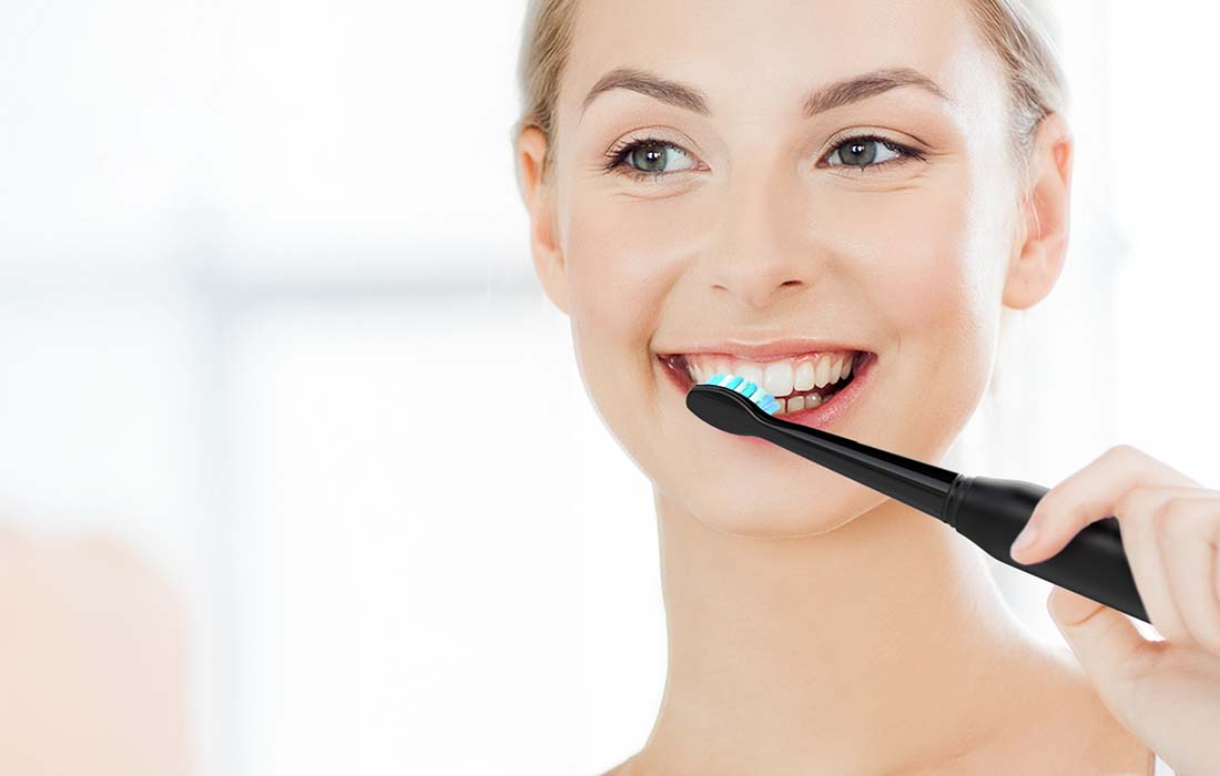 Комплект ултразвукова четка и зъбен душ FairyWill FW-507+FW-5020E, Черен