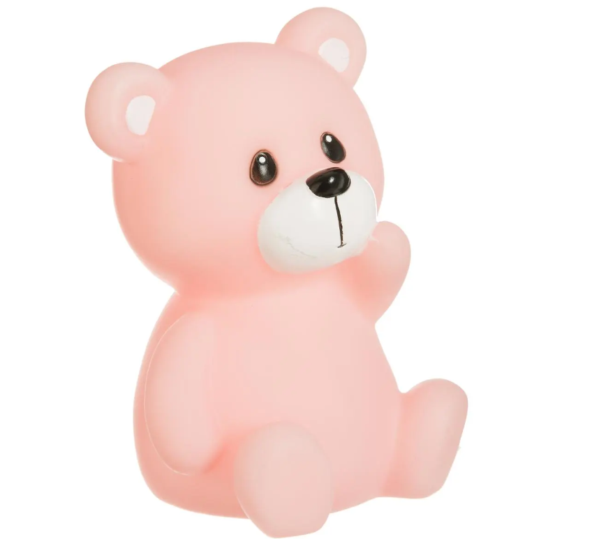 Детска нощна лампа atmosphera Teddy Bear, Включени батерии, 14 см