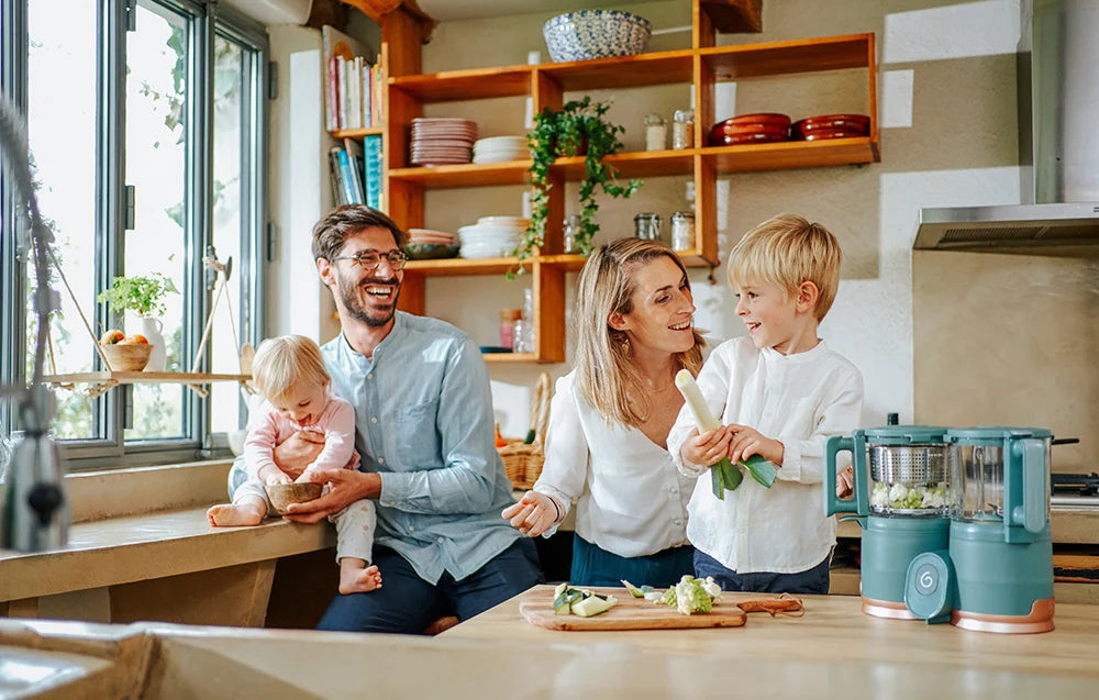 Уред за готвене на пара 6м+, 4в1 Nutribaby Glass