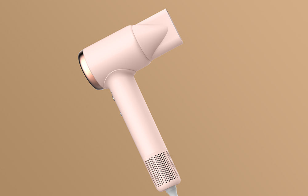 Сешоар Deerma DEM-CF50W ,1400W, Въздух 70 м/с, Негативни Йони, 11 Режима, Розов