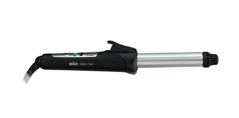 Маша за коса Braun Satin Hair 7 IONTEC curler CU710, Керамично покритие, Йонна технология, 185 градуса, Черен /Сива