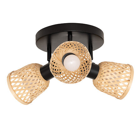 Плафониера atmosphera Lio, 25 cm, Метал. Бамбук - Homesector