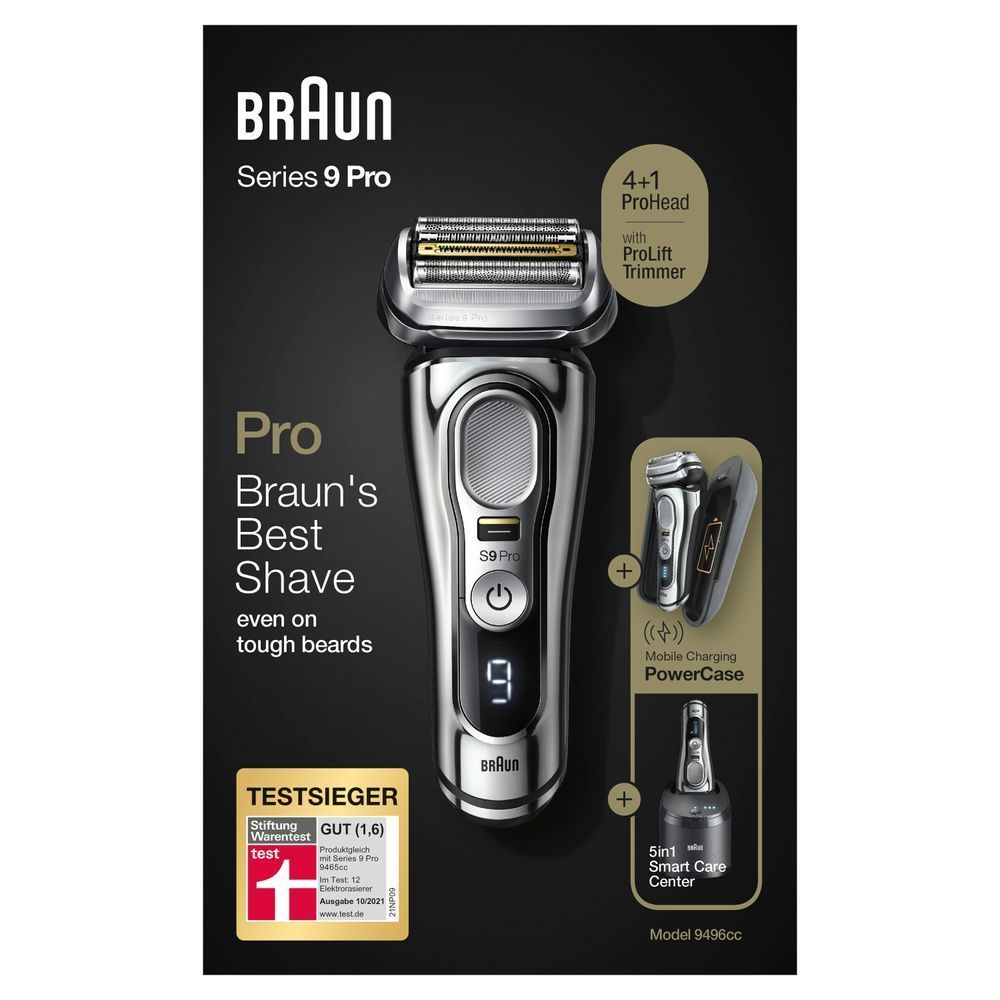 Електрическа самобръсначка Braun Series 9 9496cc, Wet&Dry