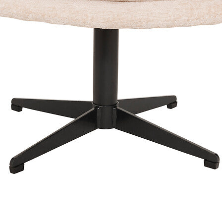 Табуретка за крака atmosphera Stelan, Бежов, 53x48x44 см