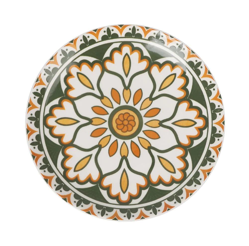 Сет японска десертна чиния LA MEDITERRANEA Kait, 20 cm, Порцелан, 6бр