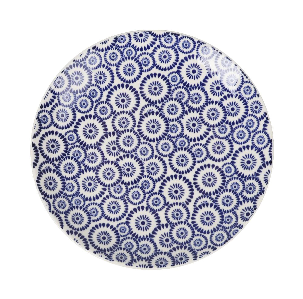 Сет японска десертна чиния LA MEDITERRANEA Kait, 20 cm, Порцелан, 6бр