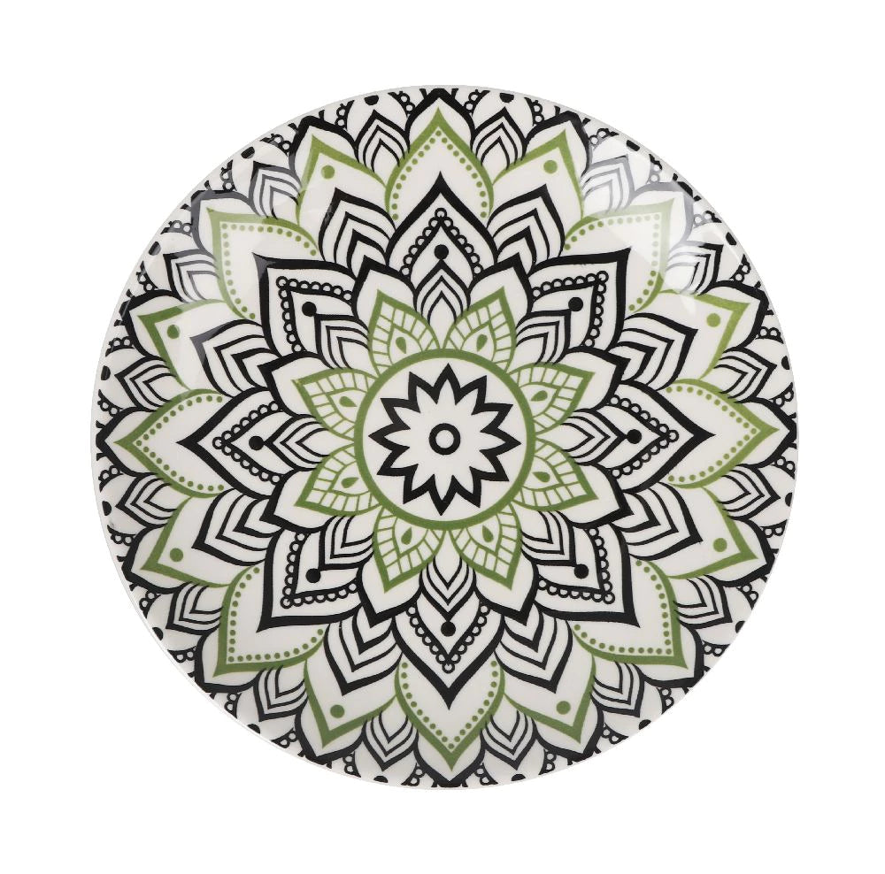 Сет японска десертна чиния LA MEDITERRANEA Kait, 20 cm, Порцелан, 6бр