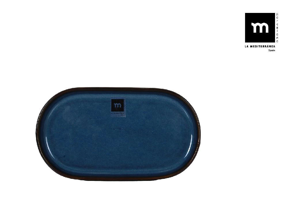 Плато овал LA MEDITERRANEA Chester Blue, Порцелан