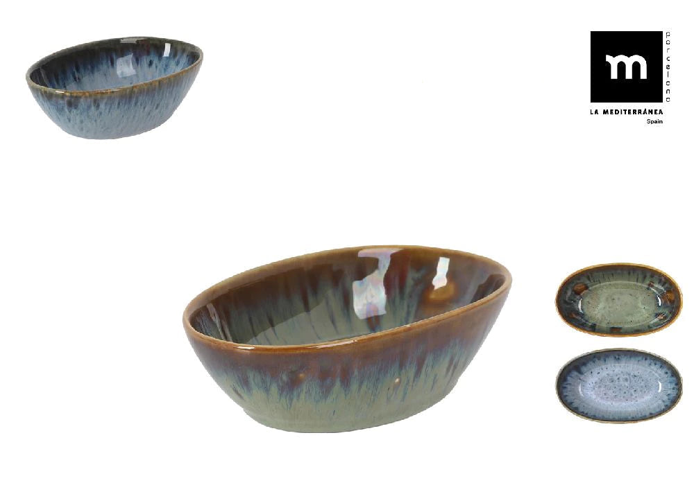 Сет купа LA MEDITERRANEA Itchy, 14х9х4 cm, Порцелан, 2бр