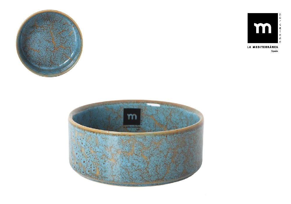 Купа LA MEDITERRANEA Scratch Blue, 13х5cm, порцелан