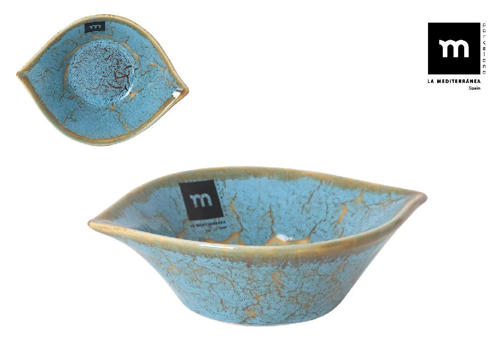 Купа LA MEDITERRANEA Scratch Blue, 15x12х5 cm, Порцелан