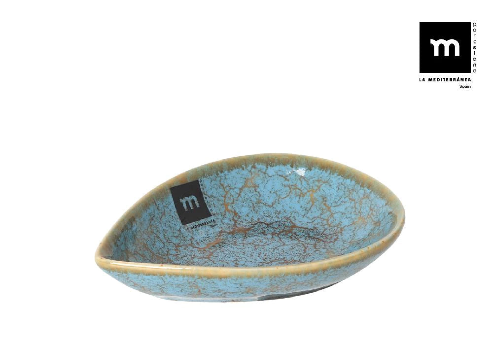 Купа LA MEDITERRANEA Scratch Blue, 15x10x3 cm, Порцелан