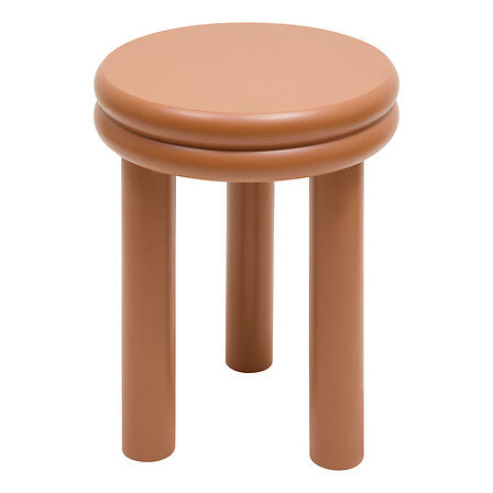 Кръгла кафе маса atmosphera Plump, MDF, Ø40 cm, Ръжда