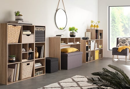 Рафт 5five Mix'n Modul, 3 отделения, MDF, 35x32x101 cm