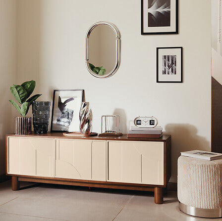 ТВ шкаф atmosphera Jilani, 2 врати и 1 чекмедже, 140x40x50 cm, MDF