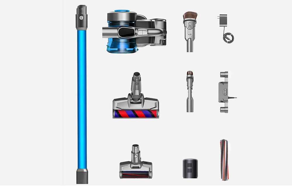 Безжична вертикална прахосмукачка JIMMY JV85, всмукателна мощност 185AW, мощност 500W, автономност 60 мин, сSin