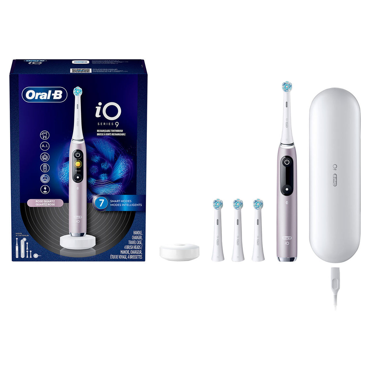 Електрическа четка за зъби Oral-B iO-9 Special Edition, Розов