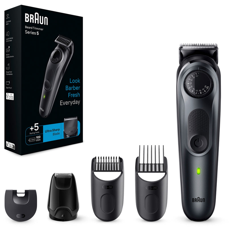 Тример за лице Braun Series 5 BT5420 Wet & Dry, Автономия 60 мин