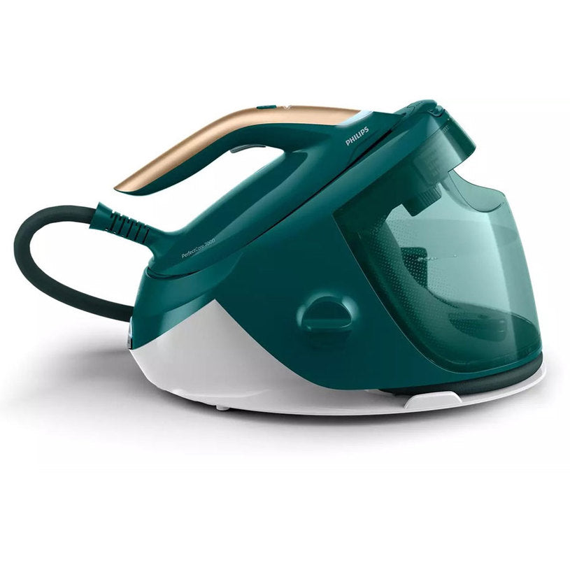 Парогенератор Philips PerfectCare 7000 PSG7140/70, 2100W, 8 бара, 120 гр/мин, OptimalTemp, Бял/Зелен