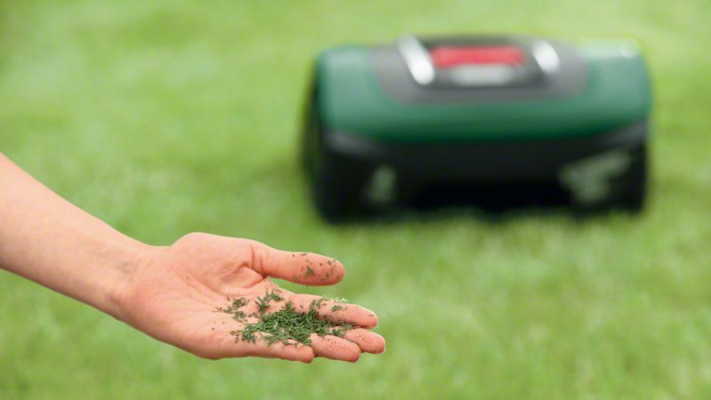 Косачка робот Bosch Indego S 500, 18 V, 500 m2, Зелен/Черен