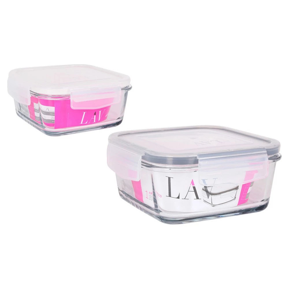 Стъклена кутия LAV Fresco, 720 мл, Прозрачен капак