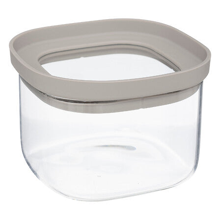 Херметичен буркан 5five, Боросиликатно стъкло, 0.4L, Бежов