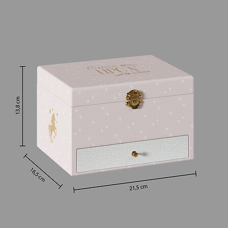 Музикална кутия еднорог, 14см