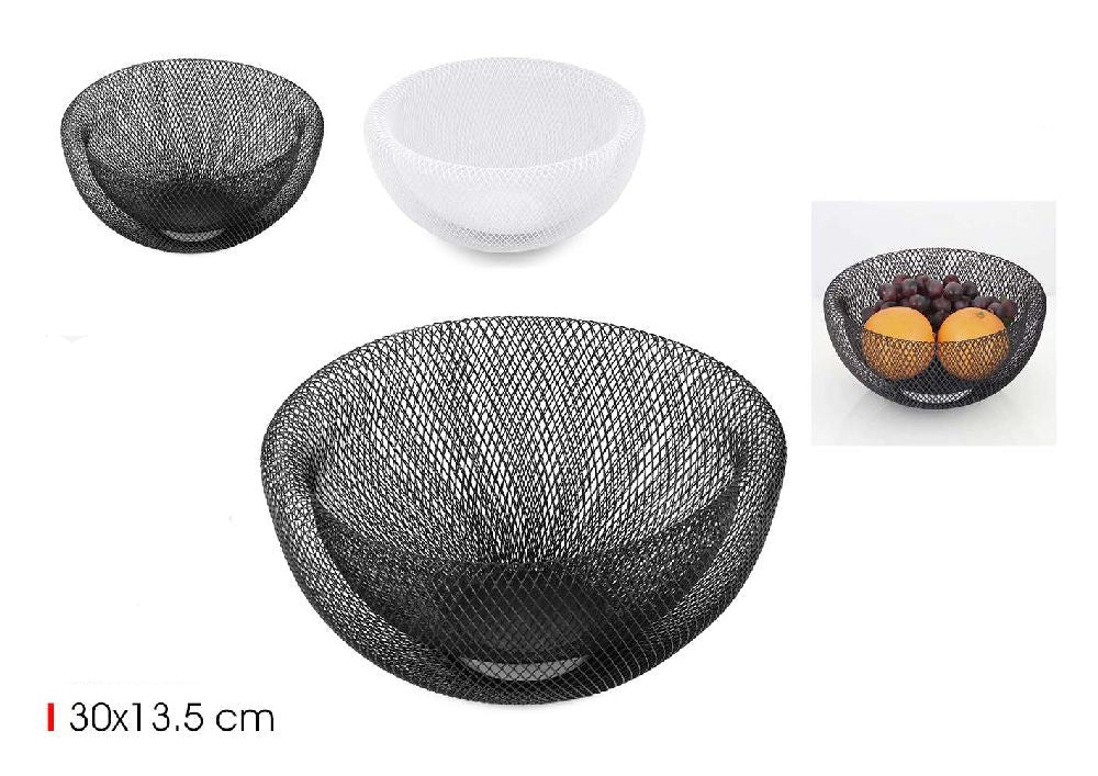 Купа за плодове Confortime, 30 cm, Метал, 2 цвята