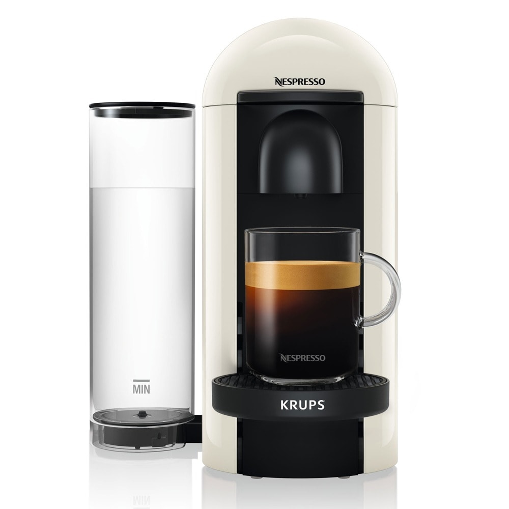 Кафемашина Krups XN1001 Inissia Nespresso, 1260W, 19 бара, 0.7 л, Капсули, Бял