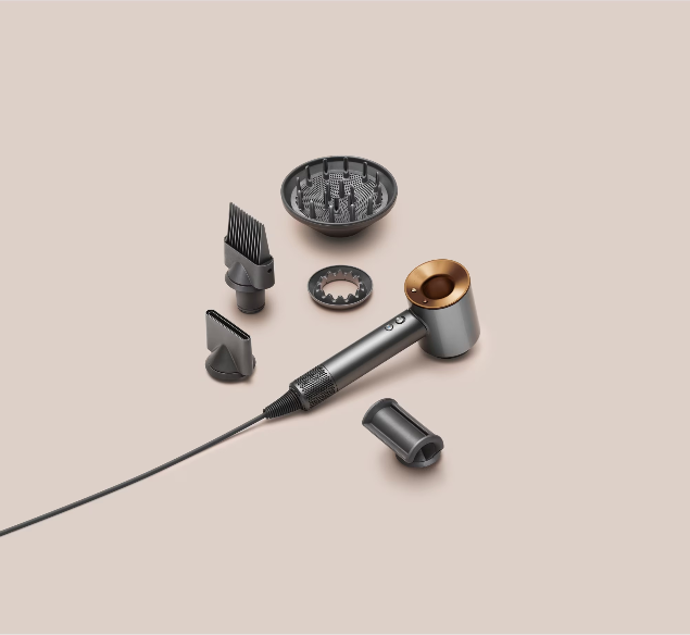 Сешоар Dyson Supersonic HD07, Copper, 1600W, Никел/Мед