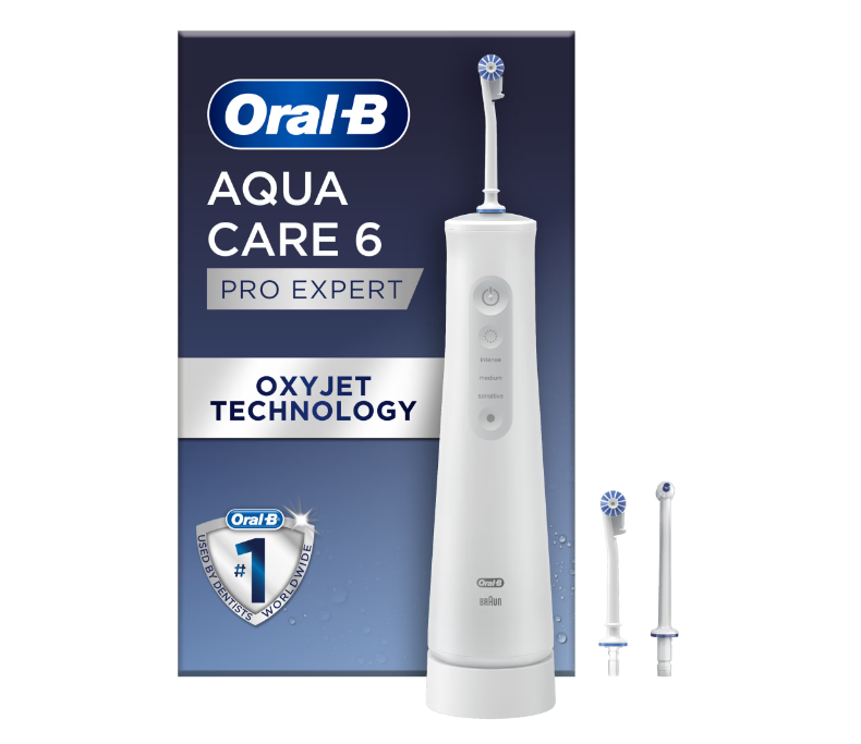 Зъбен душ Oral-B AquaCare Pro Expert Series 6, Бял