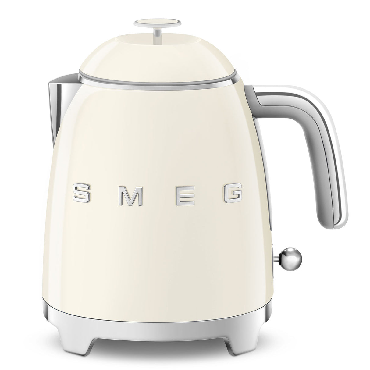 Мини електрическа кана SMEG KLF05CREU, 50's Style, 1400 W, 800 мл, Крем