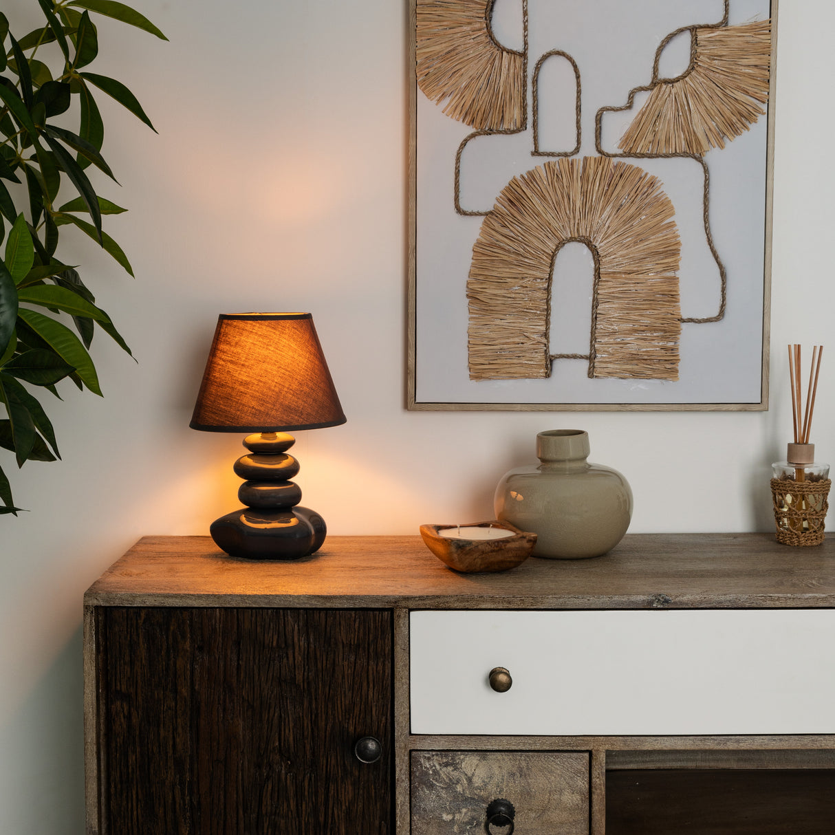 Нощна лампа atmosphera Leny, 31 cm, Различни разцветки