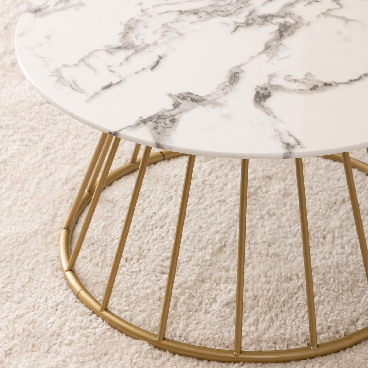 Холна маса atmosphera Rayo, 70x40 cm, Мрамор ефект