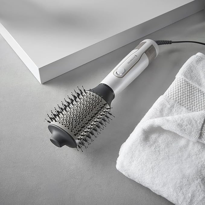 Уред за оформяне Remington AS8901 HYDRAluxe, С горещ въздух, 1200 W, 3 температурни нива, 3 скорости, Бял