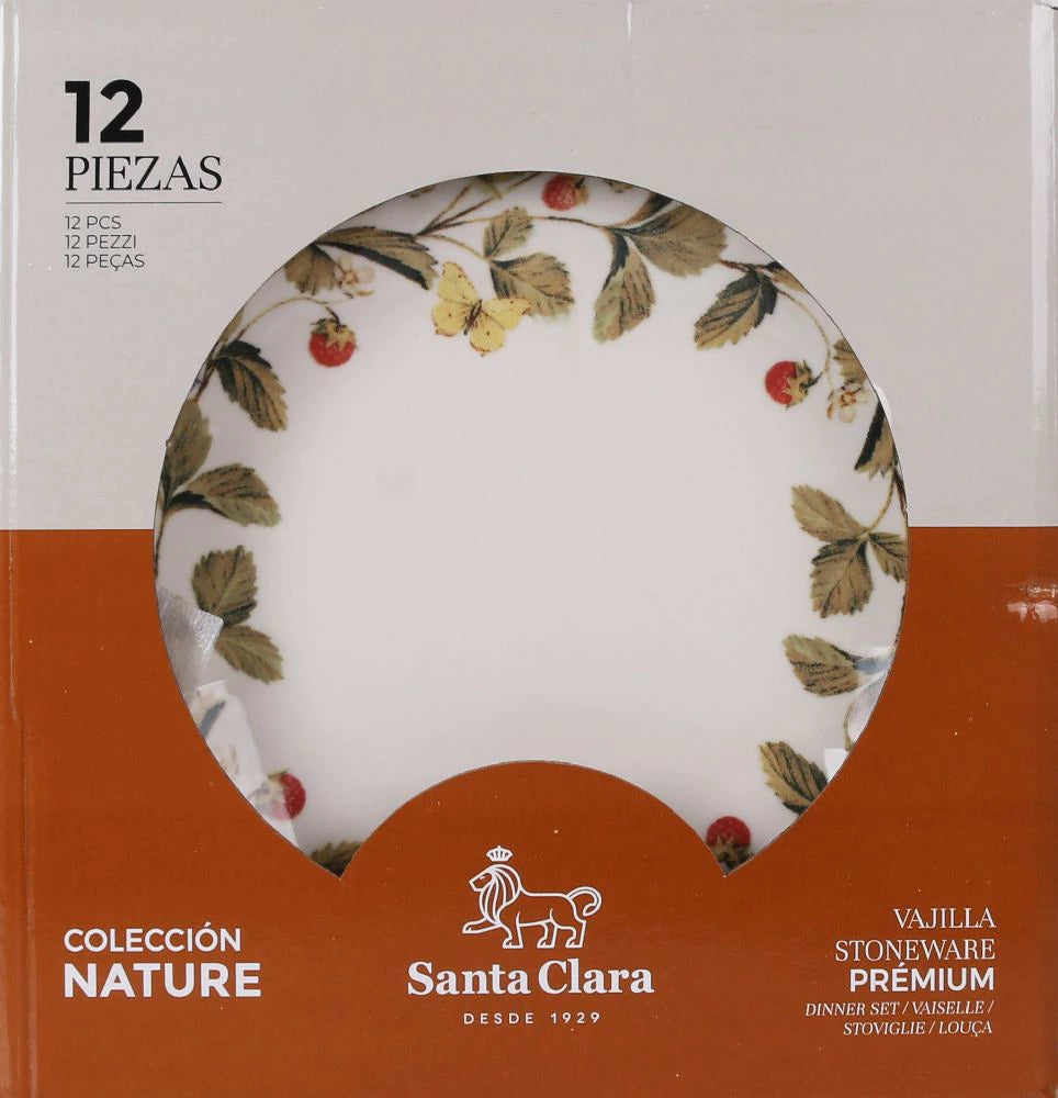 Сервиз за хранене Santa Clara Aranjuez, 12 части, порцелан