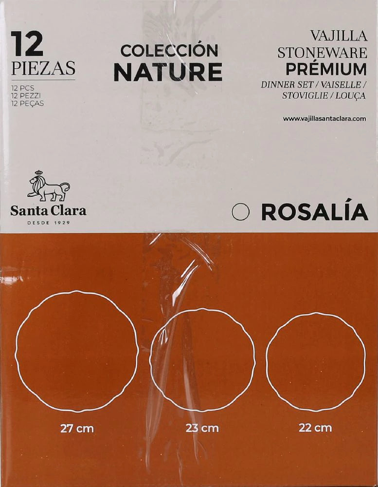 Сервиз за хранене Santa Clara Aranjuez, 12 части, порцелан