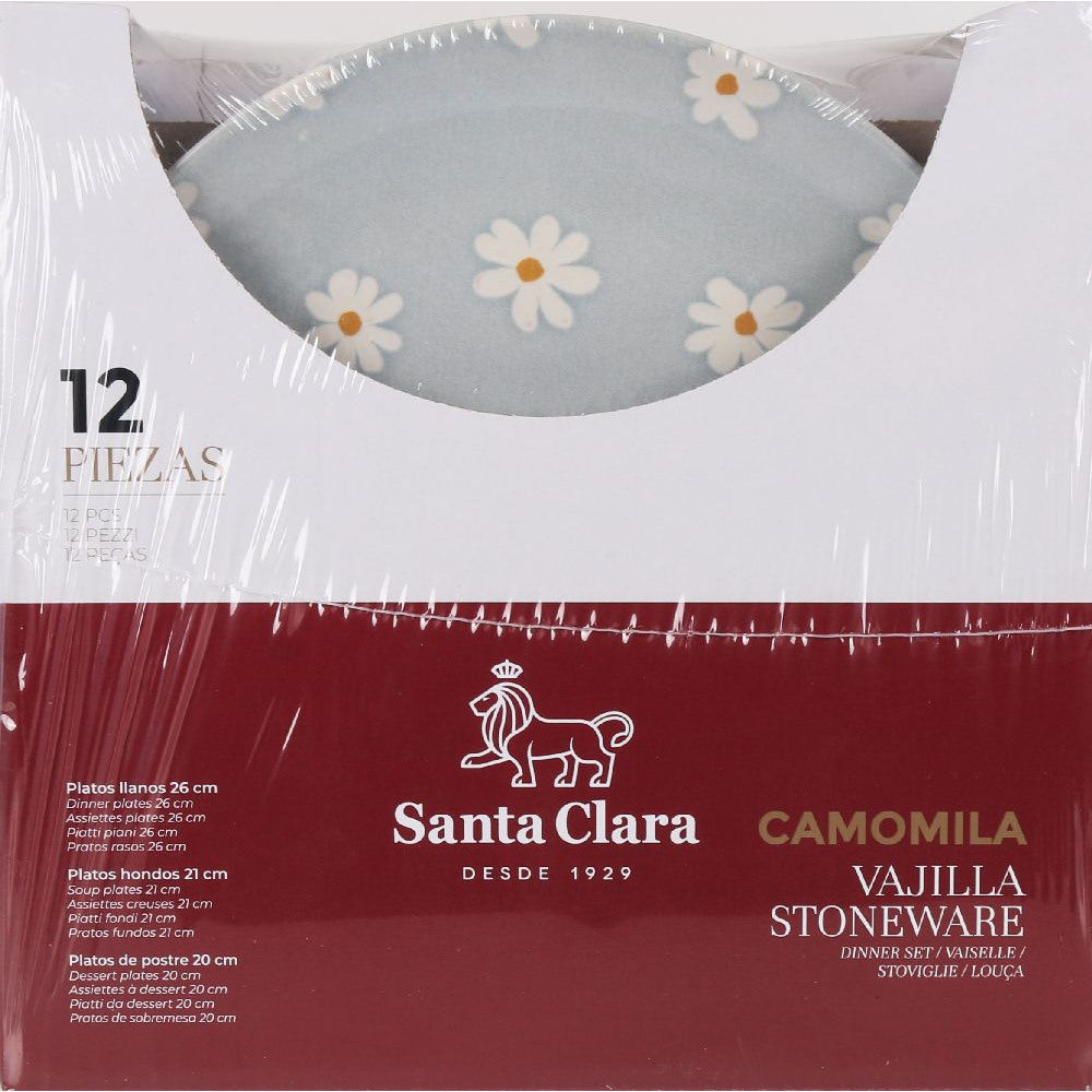 Сервиз за хранене Santa Clara Camomile, 12 части,порцелан