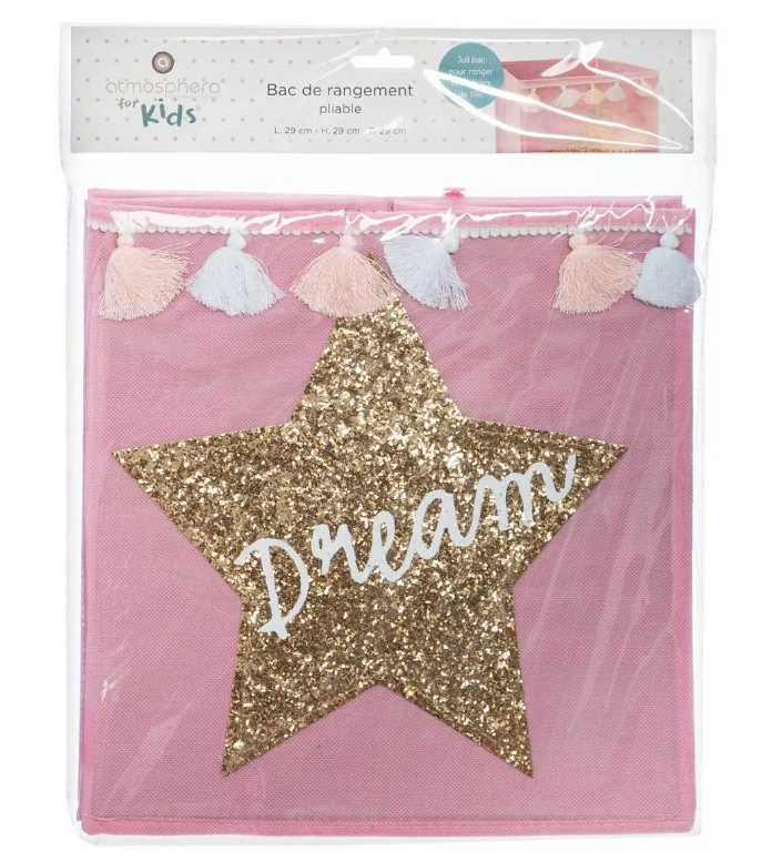 Детска кутия за съхранение atmosphera Dream, 29x29 см