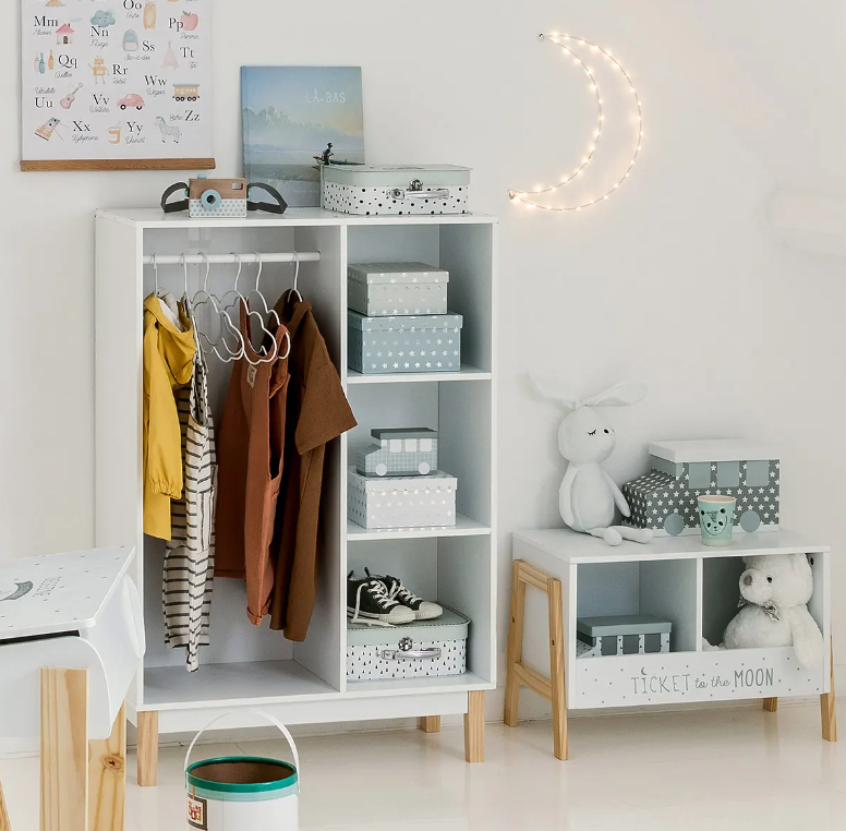 Детски шкаф Аtmosphera Moon, Бял