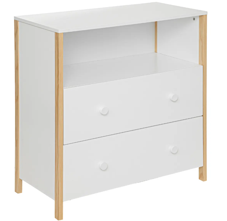 Детски шкаф Аtmosphera Kima, MDF, Бял